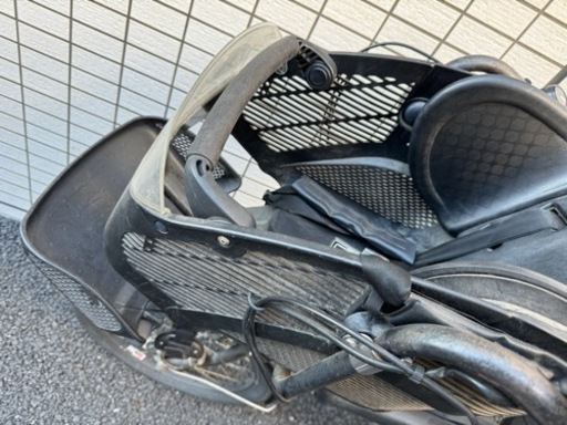 中古　電動自転車　前後キャリー付