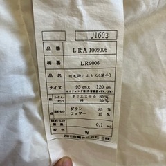 子ども用布団　2枚(薄手、厚手)の画像