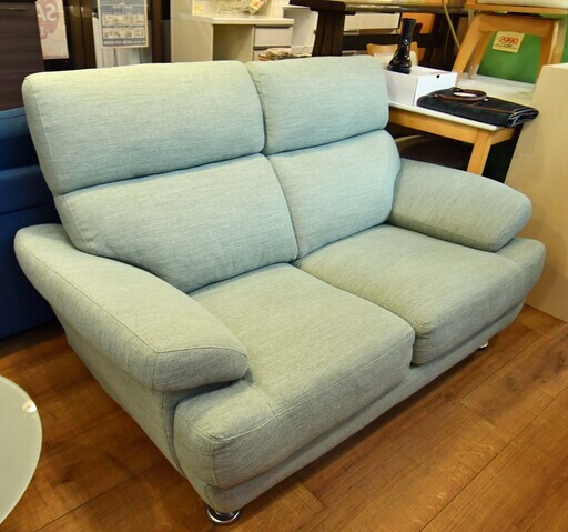 ●新春特価‼●近郊配送可能(^^♪●　2022年購入‼　　NITORI　ハイバックソファ　NポケットA13　DR-MGY♪●相模原　横浜　神奈川●