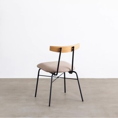 美品　Natural-Industrial　ダイニングチェア　アイアン脚　北欧風の画像