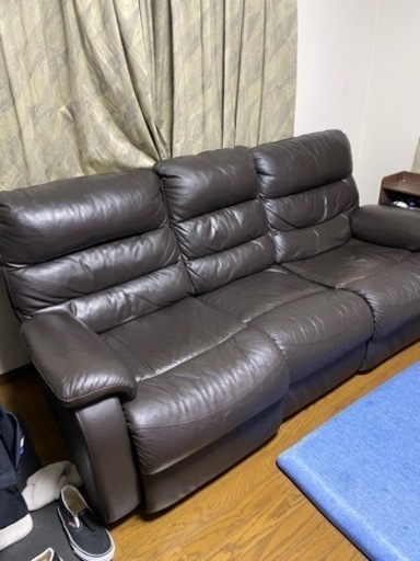 購入者決定:4番　最終値下げ　3人がけ　電動ソファ