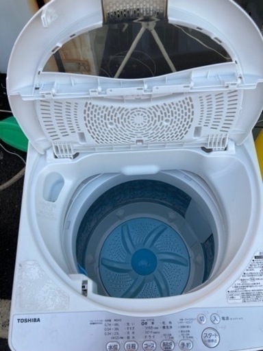 値下げ16800→12800TOSHIBA AW-5G3-W 全自動洗濯機 グランホワイト [洗濯5.0kg /乾燥機能無 /上開き]