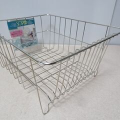 ☆★未使用品　深型水切りバスケット　ステンレス製の画像