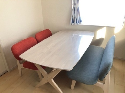 【お渡し決定】ニトリ  リビングダイニングテーブル4点セット