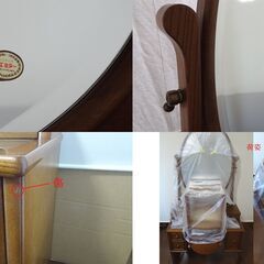 古道具　ドレッサー　ミニスツール付き　鏡台　婚礼家具　レトロ　アンティークの画像