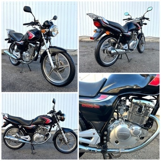 ○ご成約済み○大特価 早い者勝ち ★スズキ EN125-2A★ 原付二種 LC6PCJK キャブレター 空冷 4サイクル 単気筒 125cc ネイキッド YBRやGS好きな方にも！