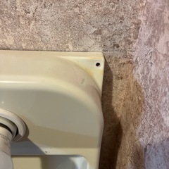 072  洗面台　ホワイト　コンセント付き　の画像