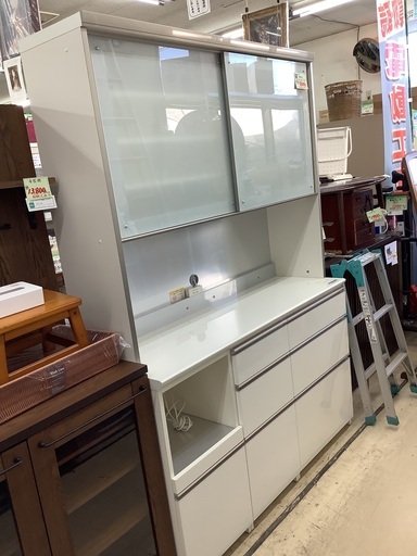 パモウナ 食器棚 管C240112BK (ベストバイ 静岡県袋井市)