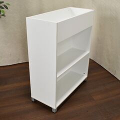 【ヤ取終了3/16】≪zyt1249ジ≫ R・F・ヤマカワ プランターシェルフ ホワイト RFPLS-W 幅80cm 奥行35cm 高さ100cm オフィス/間仕切り 51015-11の画像