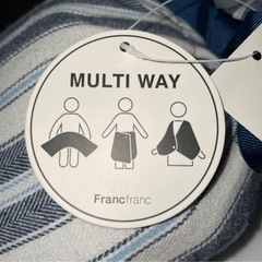 ☆お値引可能☆【中古品】Francfranc マルティッシュスロー ブランケット 膝掛けの画像