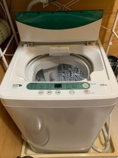 洗濯機 縦型 4.5kg 動作問題なし 2/3まで