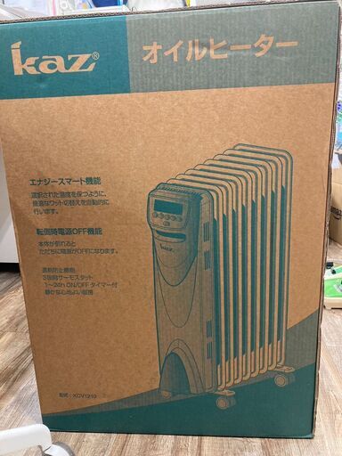 【新品未開封】ＫＡＺ　オイルヒーター　KCV1210