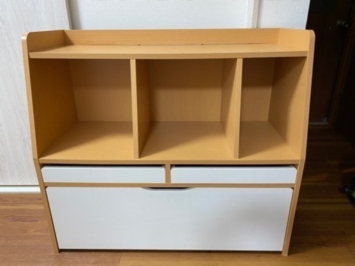 収納たっぷり棚ランドセル置きにピッタリ