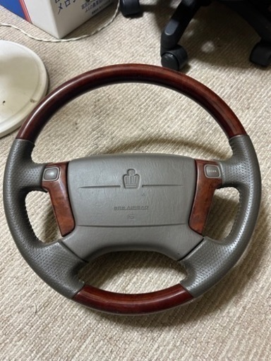 17クラウン アスリートV用 純正ウッドステアリング 手渡し限定