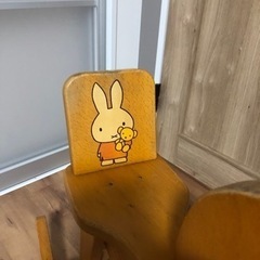 子供用　木馬　木製　ミッフィー　インテリア　アンティーク  レトロの画像