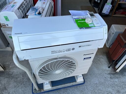 【動作保証あり】Panasonic Eolia 2021年 2.2kw 6畳用 冷暖房ルームエアコン CS-221DJK【管理KR444】