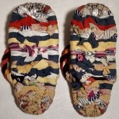 民芸品風手作り草履の画像