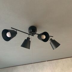 1/25まで【直接引取限定】シーリングライト+IKEAリモコン付...