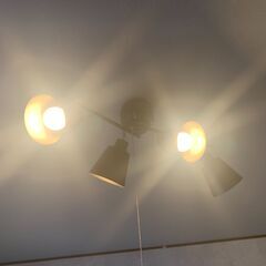 1/25まで【直接引取限定】シーリングライト+IKEAリモコン付き電球4灯の画像