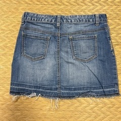 OLD NAVY 14サイズ(155-160) 女児デニムミニスカート　ウエスト調整可　美品の画像