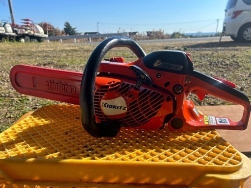 共立 エンジンチェーンソー やまびこ CSE3501 バー35cm iスタート　切断機山師伐採　簡易始動動画あり