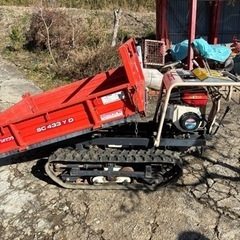 油圧　ダンプ　クローラー　運搬車　ガソリン　500kg