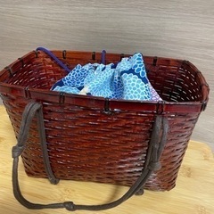 【決定】カゴバック　巾着付き