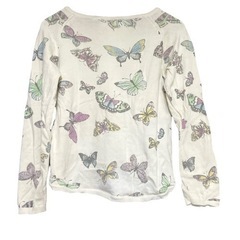 H&M  L.O.G.G  セーター　蝶々柄　レディースの画像