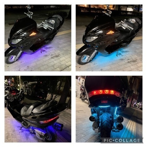 【YAMAHA マジェスティ】SG03 実働　カスタム　LED スピーカー2発
