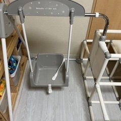 おりたたみわんぱくスライダージム ブランコ付DXジャングルジムの画像