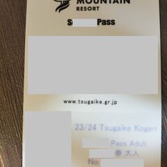 tsugaike season pass 白馬スキー場栂池シーズンパス