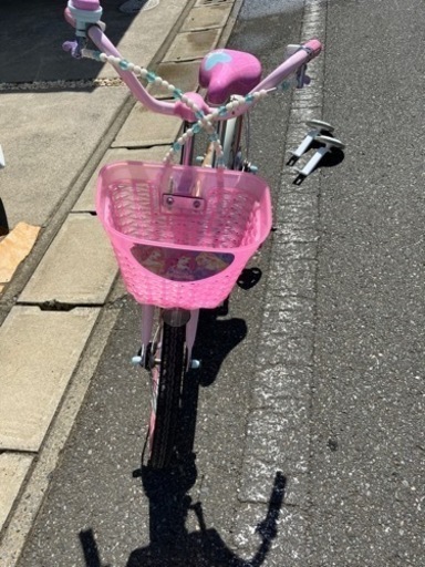 子供 自転車 18インチ ディズニー プリンセス