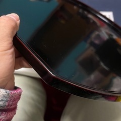 未使用　お盆　黒　円形の画像