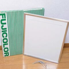 フジカラー📷アルミフレーム額縁／Ａ10半切‐S／42✕51cm♻...