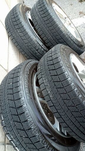 ★BMWミニ向け★EURO TECH 15インチアルミ付きスタッドレスタイヤ4本セット★175/65 R15★ブリジストン★手渡しのみ