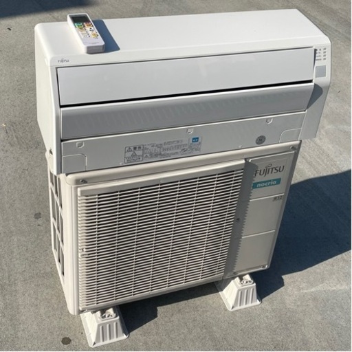 洗浄済み ! ! ◇富士通 エアコン 6畳用 2017年製 100V ノクリア ASー227TK 取付け可 ! !