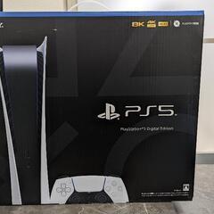 PS5 デジタルエディション コントローラ2台 ソニー充電スタンド パッケージ付きの画像