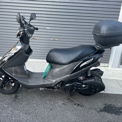 SUZUKI アドレスv125g 書類　鍵あり　バッテリー　シート張り替え新品　エンジン始動動画あり　奈良県　広陵町　の画像