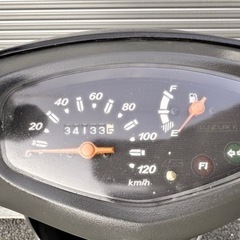 SUZUKI アドレスv125g 書類　鍵あり　バッテリー　シート張り替え新品　エンジン始動動画あり　奈良県　広陵町　の画像