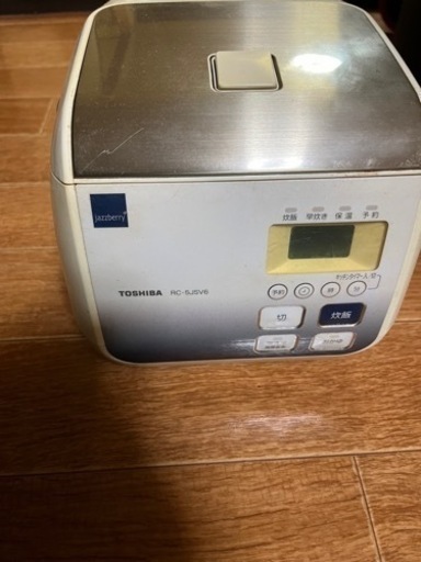 炊飯器TOSHIBA RC-5JSV6 3合炊き (オハラ) 船橋の生活家電 炊飯器TOSHIBA RC-5JSV6 3合炊き (オハラ) 船橋の生活家電