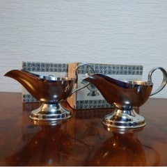 【未使用品】YUKIWA ステンレス ソースポットx2個の画像