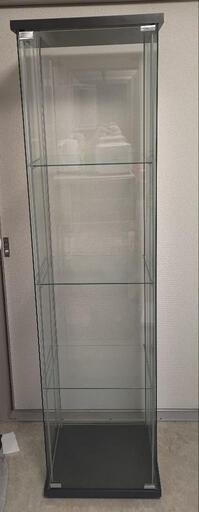 【取引相手決定済】1/21まで IKEA ガラス扉キャビネット ガラスケース②
