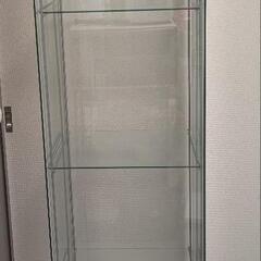 【取引相手決定済】1/21まで IKEA ガラス扉キャビネット ...