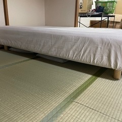 セミダブルベッド　引き取りに来てくれる方の画像