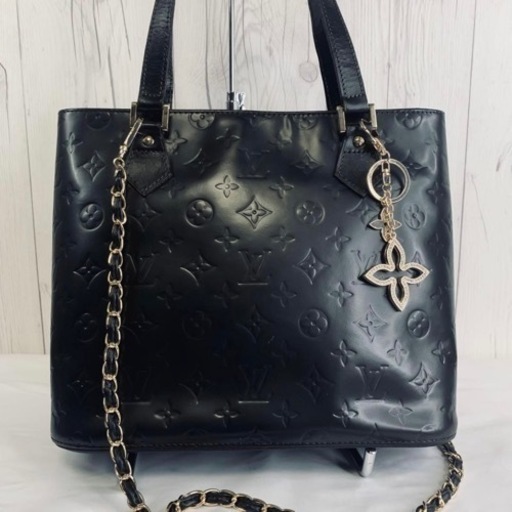 【正規品】LOUIS VUITTON ヴェルニ ヒューストン ハンドバッグ モノグラム