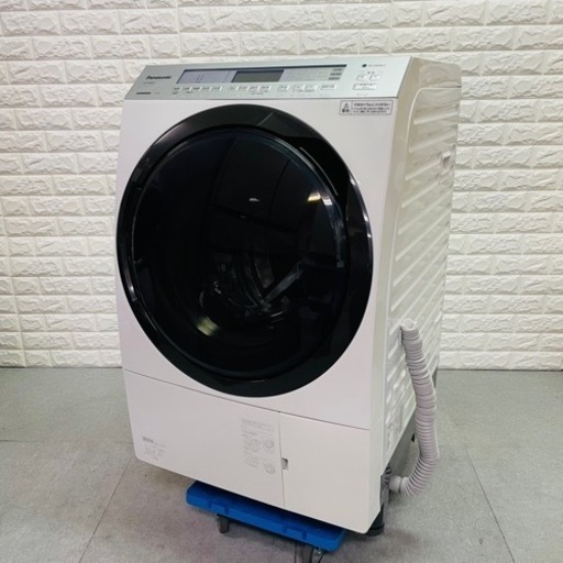 最安美品✨2019年製Panasonicドラム式洗濯機NA-VX800A自動投入　配達