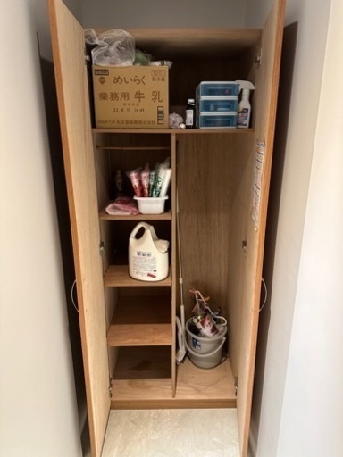⚠️最終⚠️掃除用具　棚（可動式）　