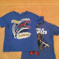Tシャツ　青　140　2枚