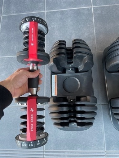 受付終了　ダンベル　可変式　24kg 