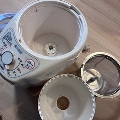 ツインバード精米機MR-D570ジャンク扱いの画像